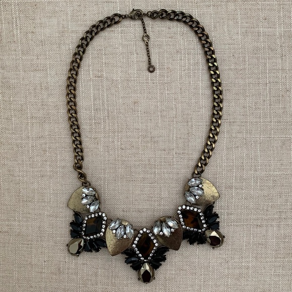 BAUBLEBAR X ANTHROPOLOGIE DORADO CRYSTAL BIB NECKLACE - Picture 6 of 13